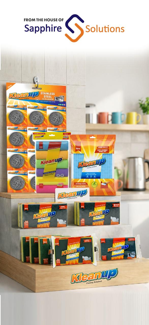 KleanUp products on a retail display