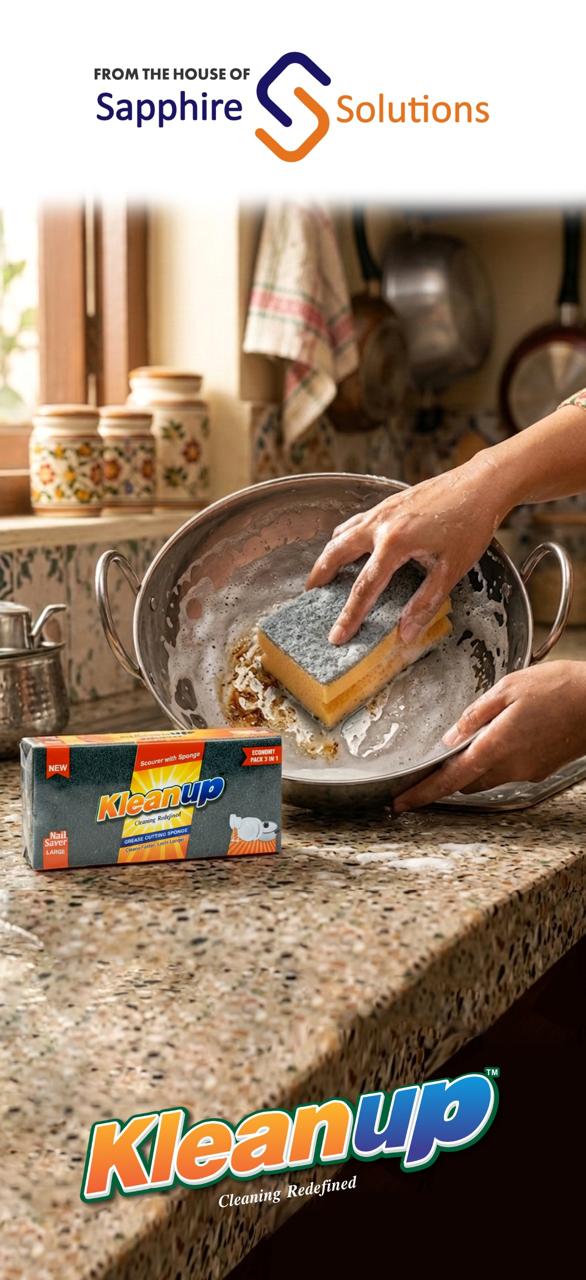 Grease-Cutting Sponge